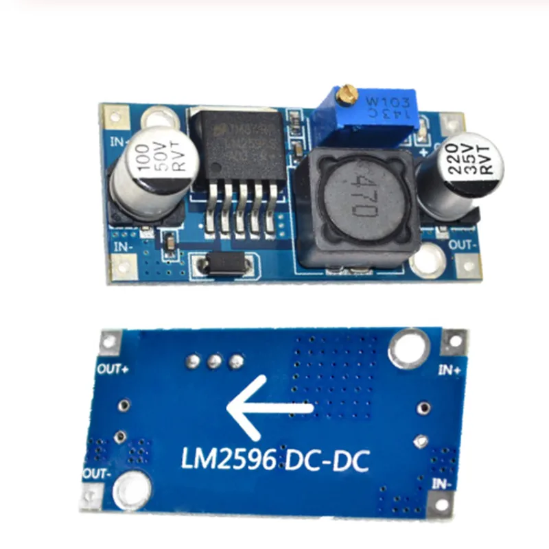 5 Pcs DC-DC LM2596 LM2596S 4-35V Verstelbare Step-Down Power Dc Naar Dc 3A Max Uitgang 1.23V-30V Verstelbare Supply Module