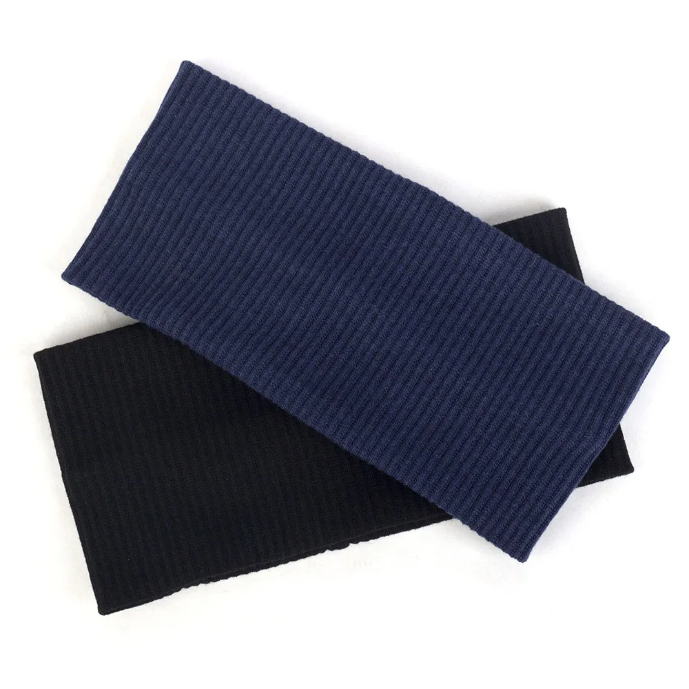 Geebro New Women Solid Knit Ribbed Headbands Soft Cotton Elastic Yoga Head Wrap Ladies Hair band Accessories AQ003