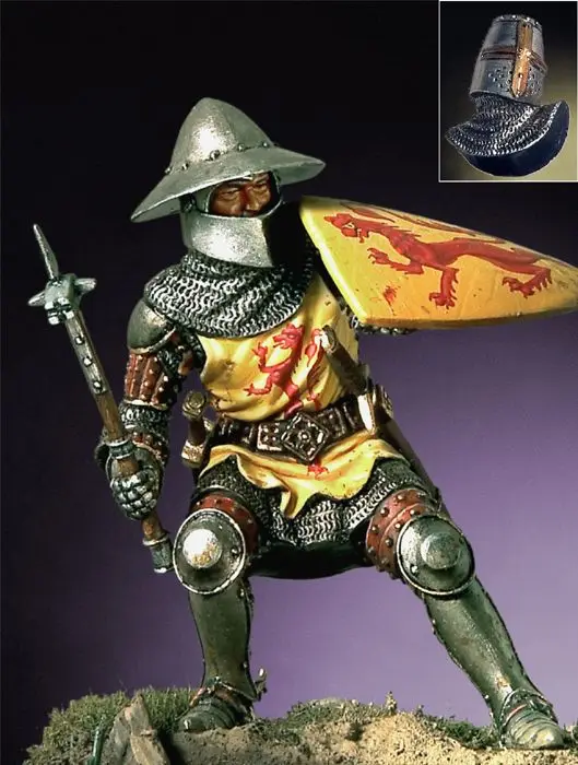 54mm Resin kit   Knight  1350-1370