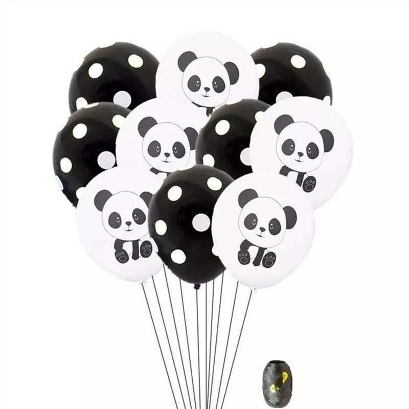 12 zoll panda cartoon pailletten ballon set kinder geburtstag party hochzeit hochzeit thema party geburtstag DIY dekoration