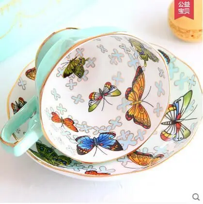 English Afternoon Tea,Mug High-Grade Bone China Coffee Cup And Saucer, Japanese Style Cup European cup