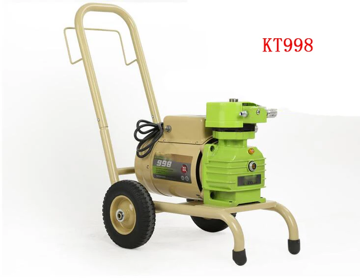 BIG FLOW doubel guns High-pressure airless Wall Paint spraying machine 3000/4000W for latex paint emulsion varnish Coating paint