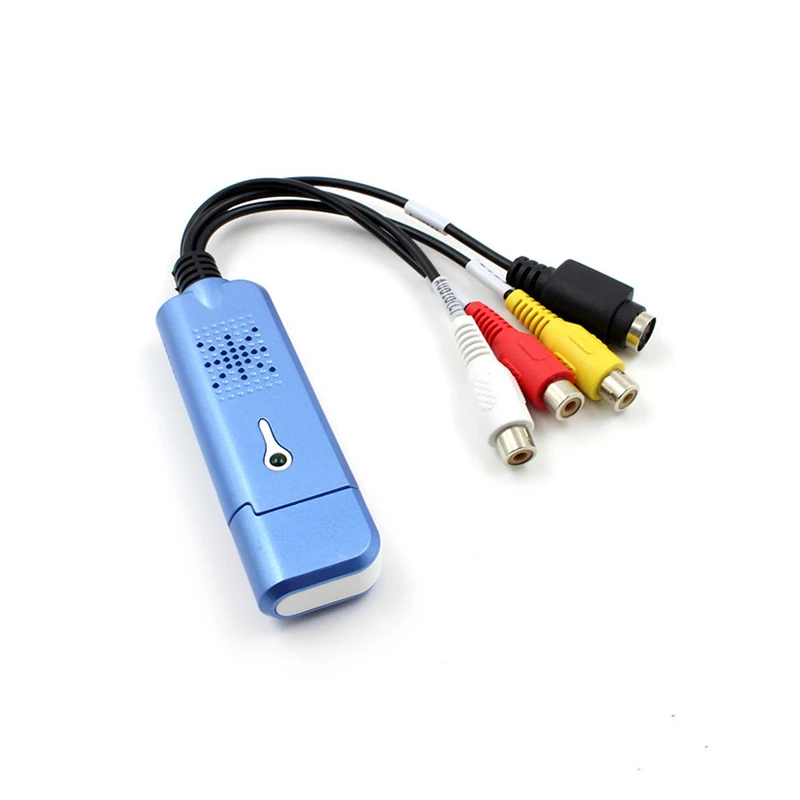 

USB 2.0 Video Capture Card Converter Audio Video Grabber Adapter TV Tuner for Computer Win XP 7 8 10 NTSC PAL