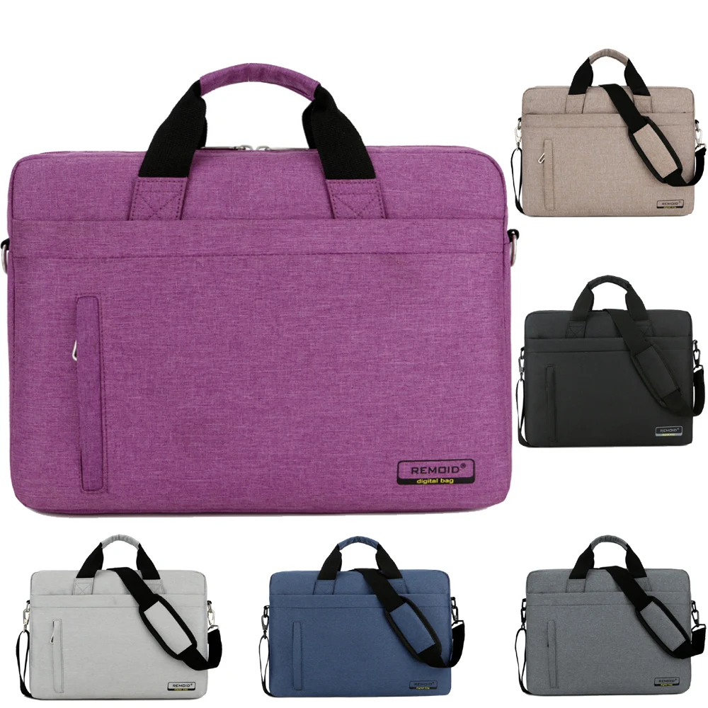 14 15 15.6 17 17.3 Inch Waterproof Nylon Laptop Notebook Bag Bags Briefcase Case for Men Women Student Business