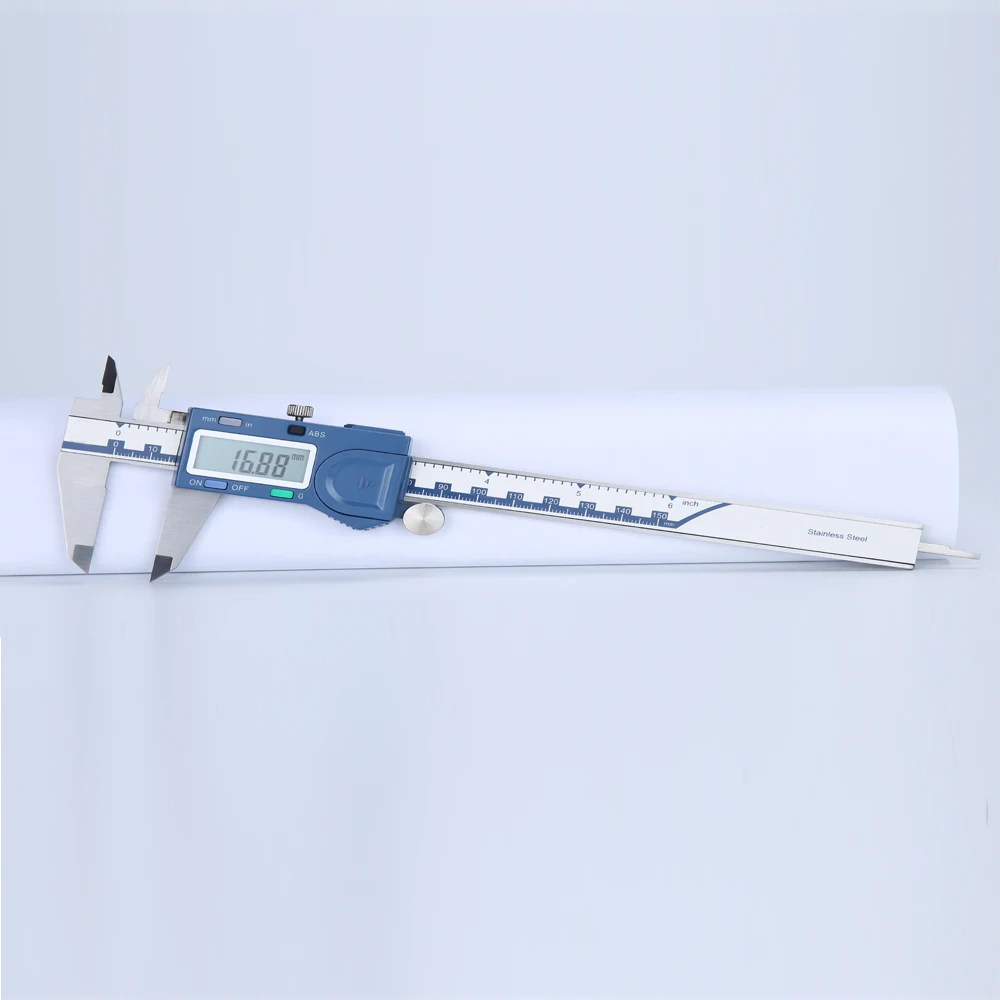 Industrial quality Digital Accurate Stainless Steel Vernier Caliper ABS relative measurement With 0-150/200/300mm 6/8/12inch