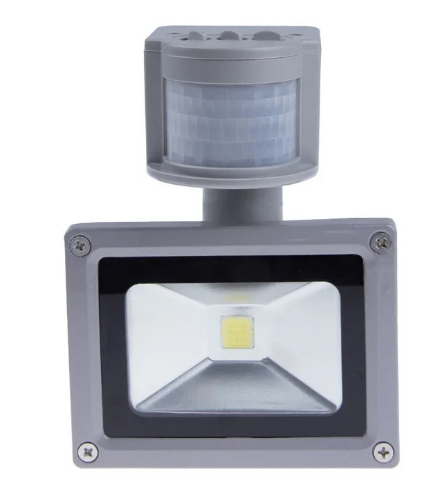 led flood light spotlight lamp 50W motion detective sensor 220V 10W20W 30W street lamp floodlight outside lights with PIR sensor