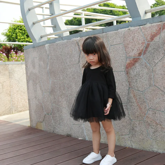 9M-4T 100% Cotton Comfortable Baby Clothes High Quality Baby Girls Dress Full Sleeve Princess Spring Autumn Dress Kids Clothing