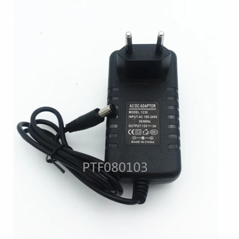 EU AC100-240V Light Transformers Output DC 12V 3AEU Adapter  Switch Power Supply For LED Strip