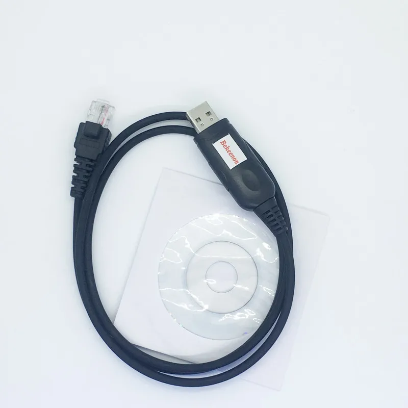 Cable de programación USB, dispositivo de 8 pines para radio Yaesu Vertex FT2500, VX-2100, VX-2200, VX-2250, VX-2500, VX-3100, etc., con CD