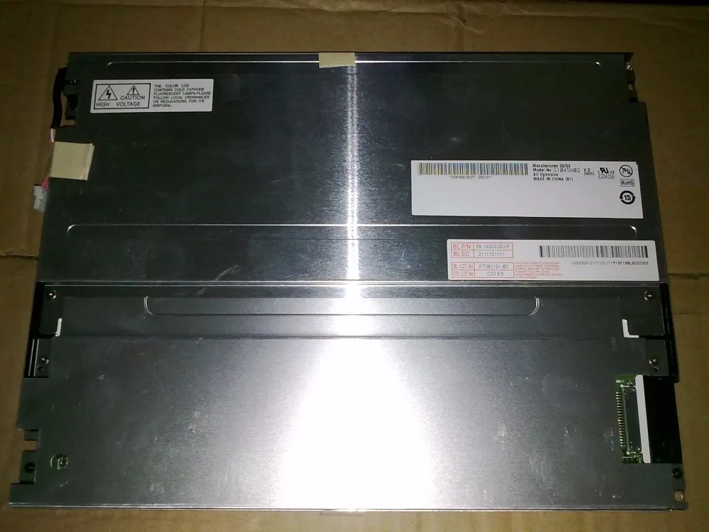 

G104SN02 V0 G104SN02 V.0 10.4 INCH Industrial LCD,A+ Grade in stock, tested before shipment