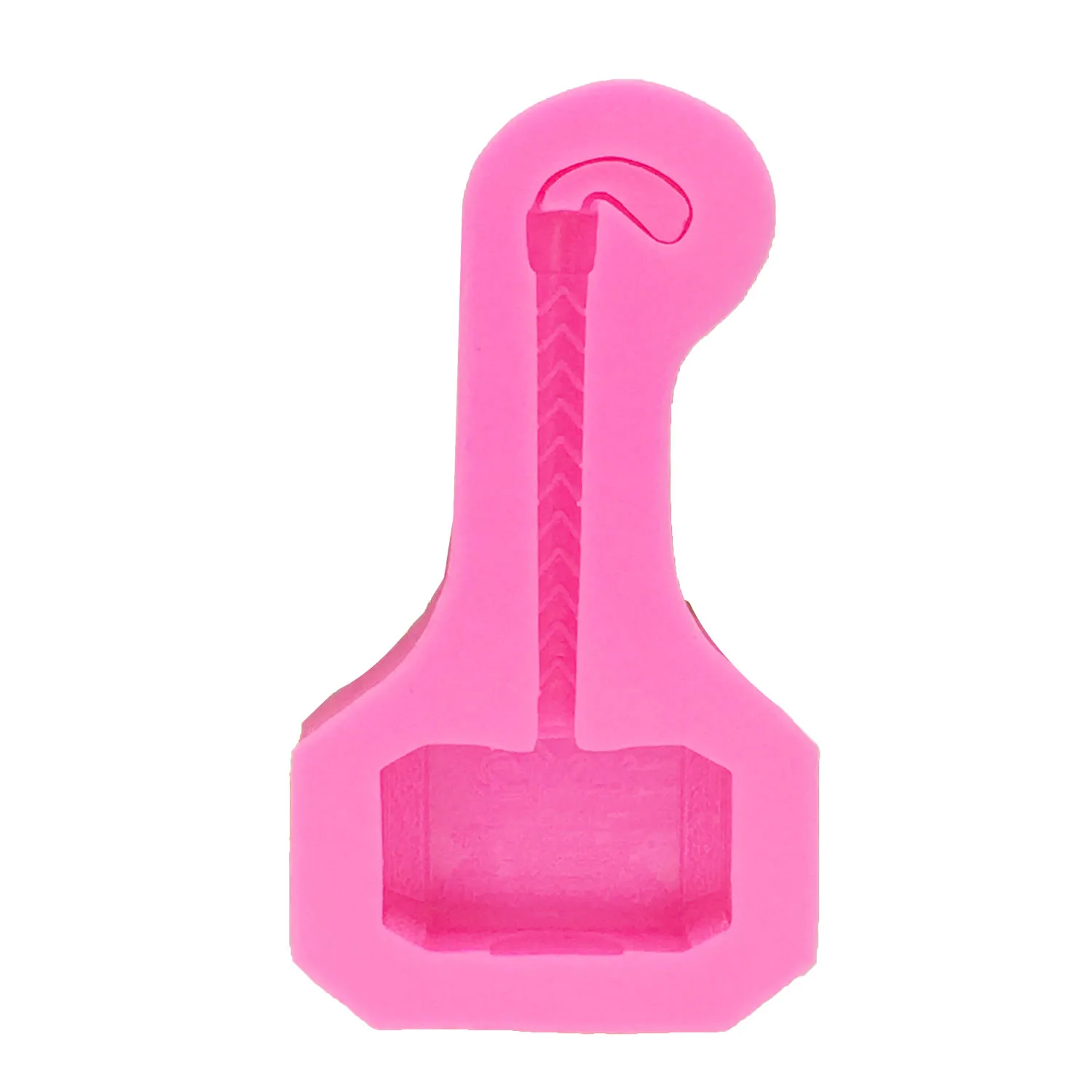 M0381 3D Thor Hammer Design Fondant Silicone Cake Molds Tools Soap Chocolate Mould Bakeware Tools