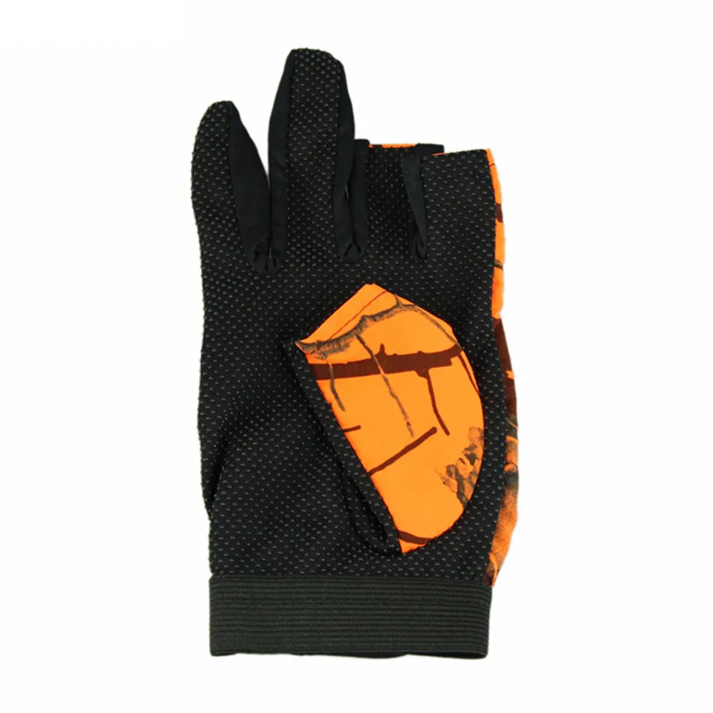 Guantes de camuflaje biónico para exteriores, guantes tácticos antideslizantes sin dedos multifuncionales, transpirables, para caza y pesca