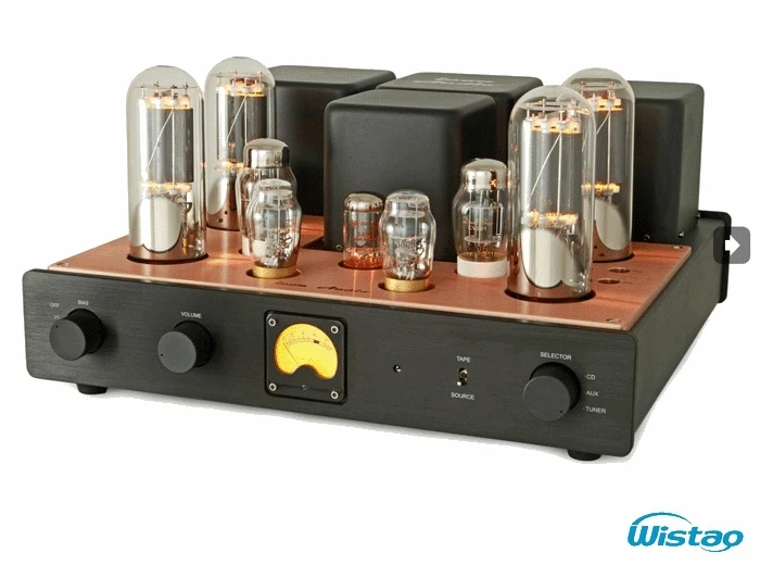 Medidor de VU de tubo con retroiluminación LED, controlador libre con amortiguación, medidor electromecánico, accesorios de amplificador de tubo, alta calidad