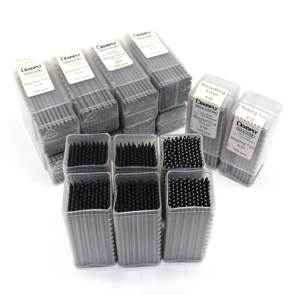 100PCS Jewelry Diamond Stone Setting Tool Beading Tools High Quality Metal Forming and Stamping Tool #0-#22 Bead Grain Tools Set