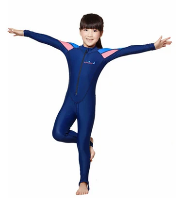 Boys' One-piece Swimsuit Girls' Wetsuits Lycra Kid Surf Clothes Neoprene Swimming Suit for Children Scuba Diving La chica