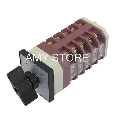 

AC 380V 16A 20 Terminal 3 Position Latching Cam Changeover Switch Rotary