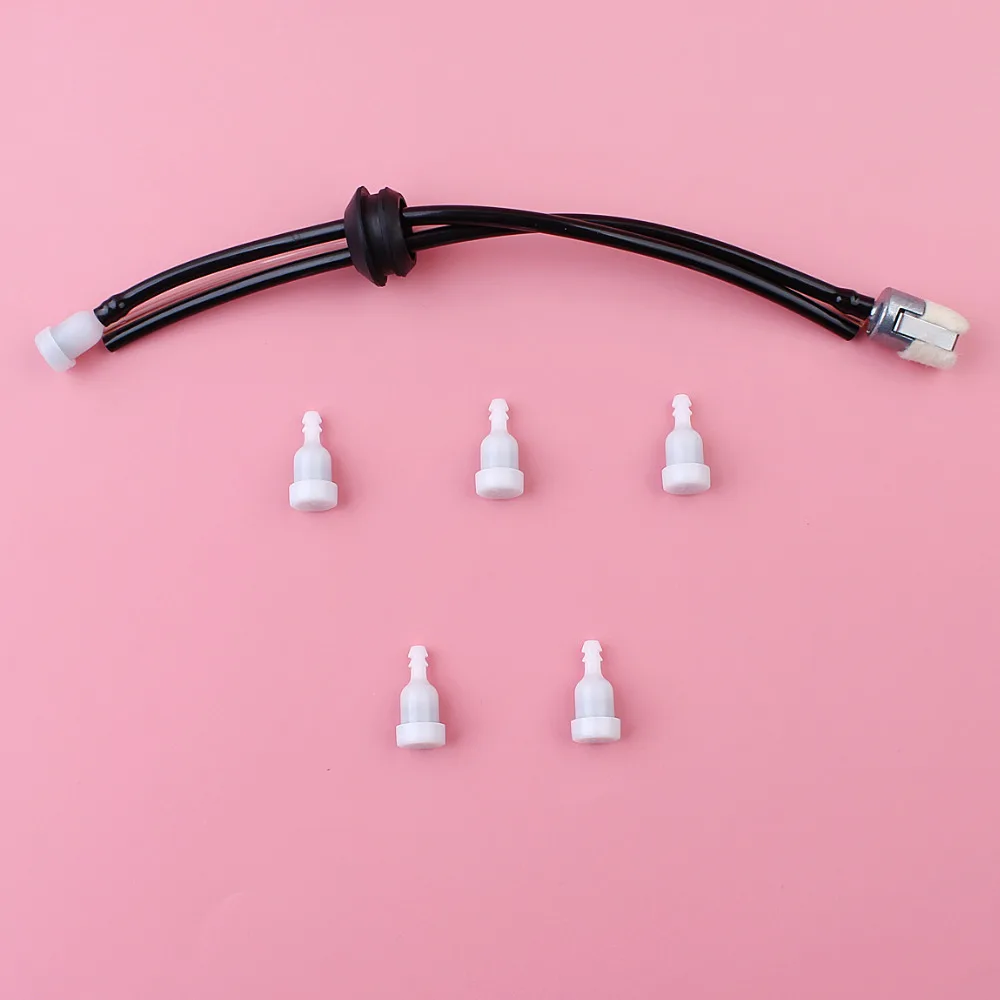 Kit de arandelas de línea de combustible de 3 orificios con 5 orificios, ventilación del tanque de combustible para Echo GT-200, GT-200, SRM-2100, SRM-210, recortadora, accesorios