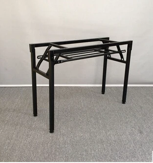 Folding frame. The table leg iron frame. Fold training table legs. Meeting. Activity table leg