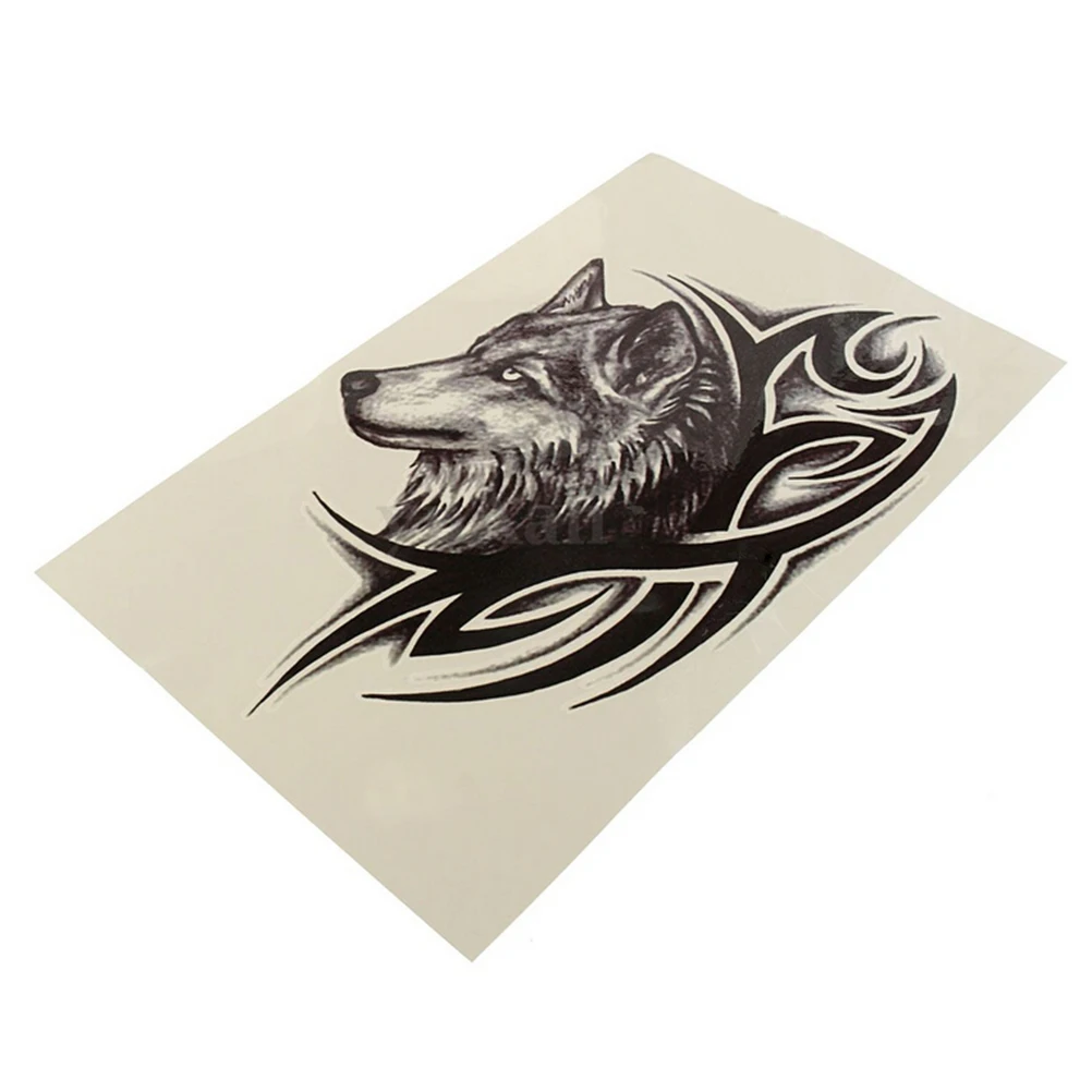 New Hot Water Transfer fake tattoo Waterproof Temporary Tattoo sticker men women wolf tattoo flash tattoo