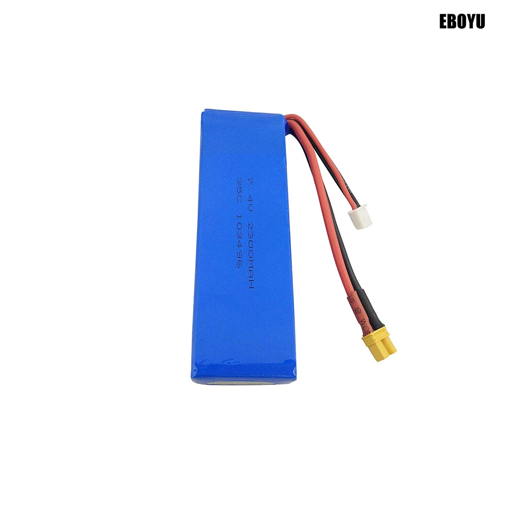 3pcs * 7.4V 2300mAh Lipo Battery Replacement Battery for MJX B6 B6W B6F B6FD B8 BUGS 6 BUGS 8 Brushless RC Quadcopter Drone