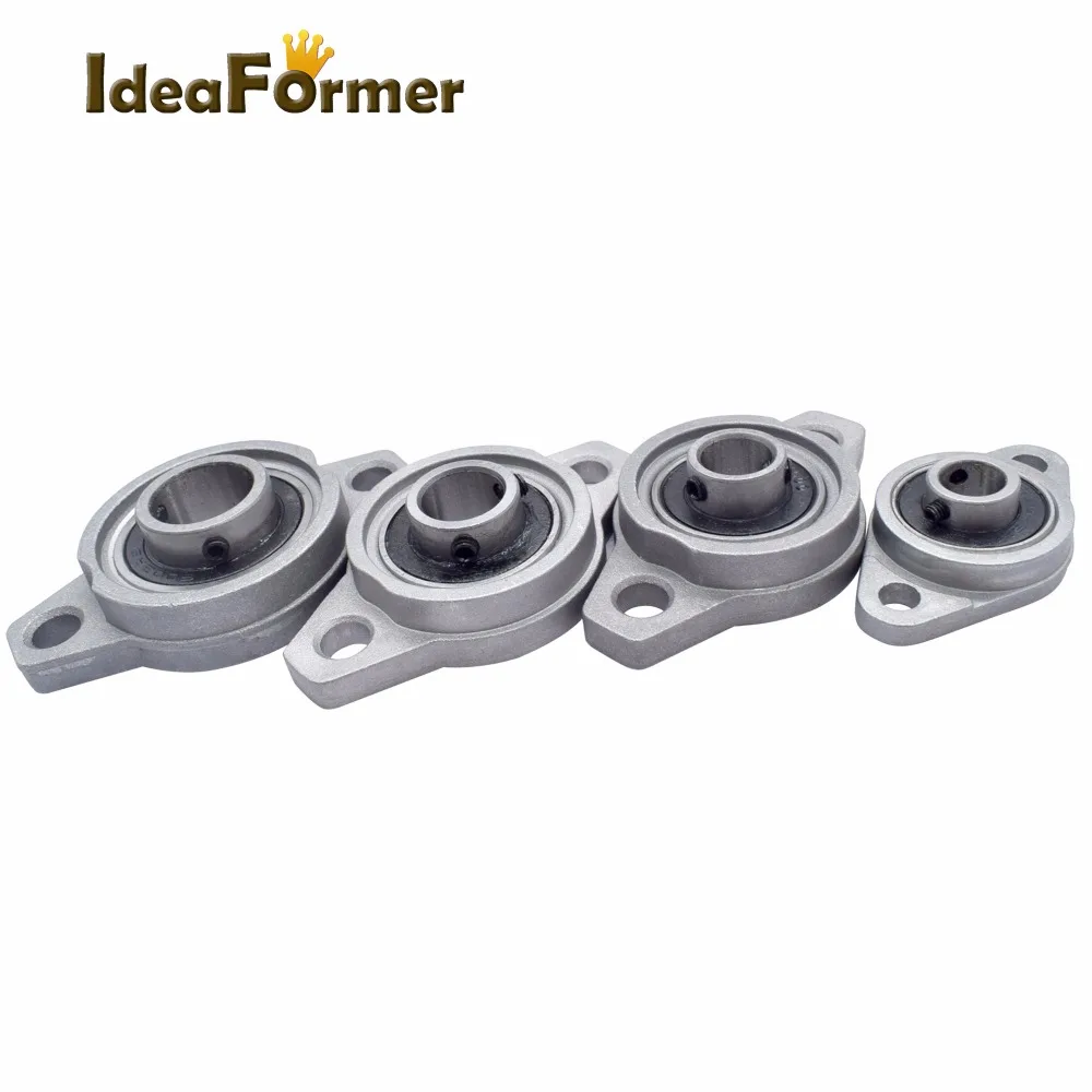 KFL08 KFL10 KFL12 KFL15 Bore 8mm 10mm 12mm 15mm Pillow Block Bearing Mounted Block Cast Housing Self-aligning Pillow Bearing