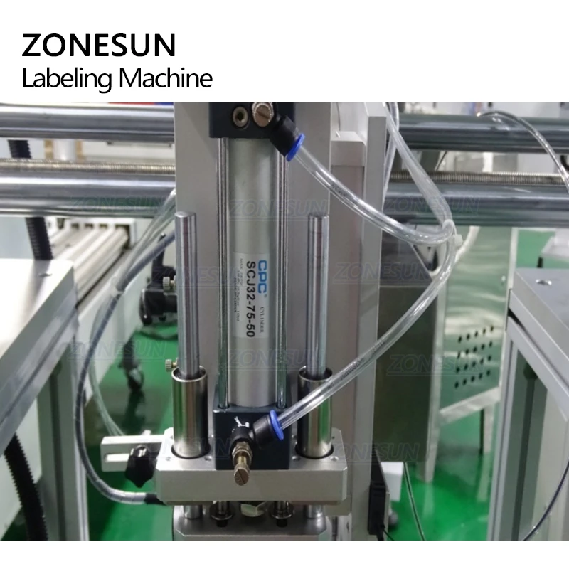 ZONESUN XL-T853 Automatic Flat Surface Cans Food Production Line Labeling Machine Label Applicator Square Bottle Sticker Labeler