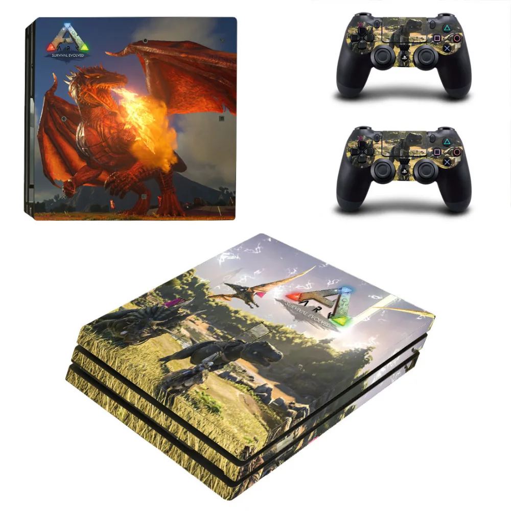 ARK Survival Evolved PS4 Pro Skin Sticker For Sony PlayStation 4 Console and Controllers PS4 Pro Skin Stickers Vinyl Decal