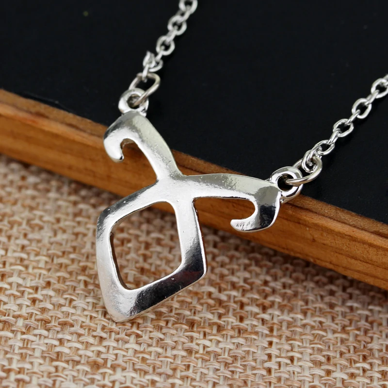 The Mortal Instruments City of Bones Pendant Necklace Vintage Angelic Power Runes Shadow Hunters Necklaces Jewelry For Men Women