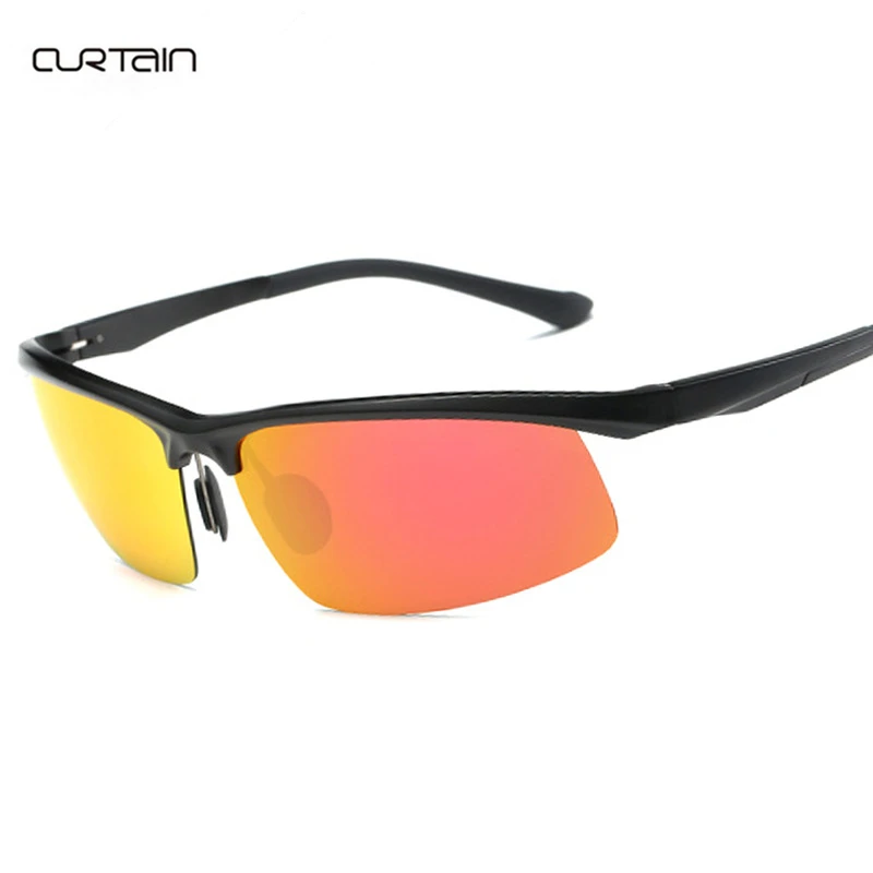 

fashion classic men aluminum magnesium Sunglasses anti-UV trend colorful coating polarized sport driving glasses UV400