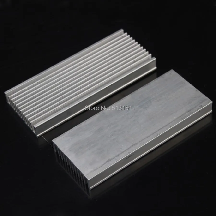 10pcs/lot 120x50x12mm Aluminum Heat Sink Radiator Heatsink for IC LED Electronic Heat Dissipation