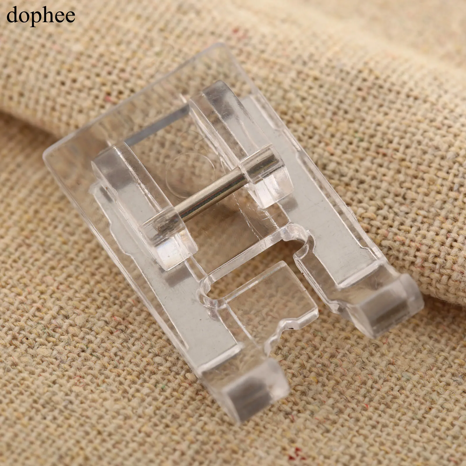 dophee Domestic sewing Satin Stitch Foot presser foot For Brother For Singer Janome Sewing Machines Snap-on Sewing Presser Foot