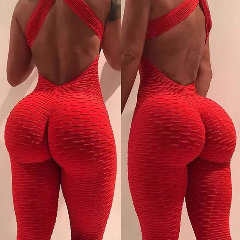 Fanceey – combinaison une pièce pour femmes, body de Sport, Fitness, sans manches, Slim, combinaison d'entraînement, chemise de nuit, haute qualité