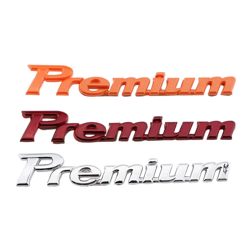 

1Piece ABS Chrome High-profile Premium Logo Car Styling Stickers for Ford VW Skoda Seat BMW Audi Benz Peugeot Citroen Lada