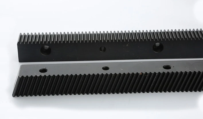 Черная Винтовая шестерня 1,25 mod cnc, зубчатая рейка длиной 670 мм, материал C45 для станка с ЧПУ