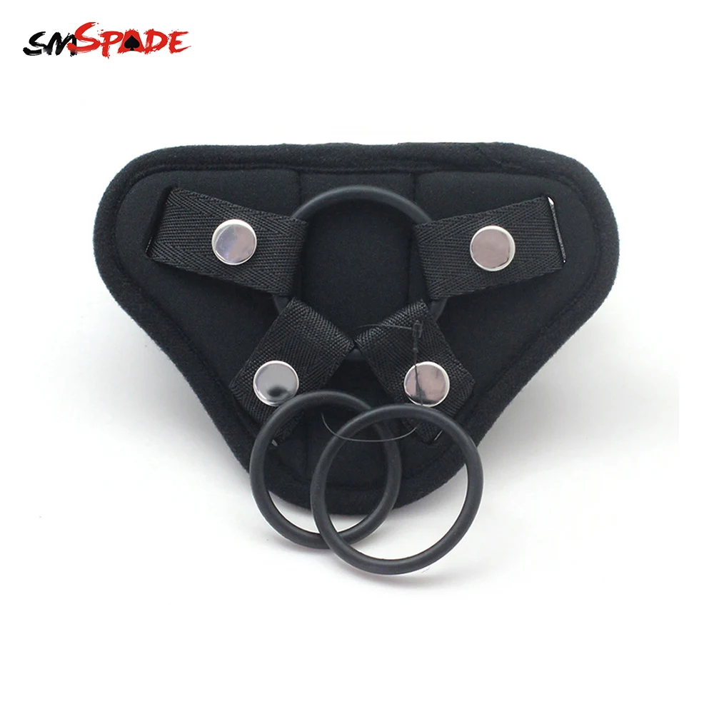 Smspade Adult Games Sex Strap on Harness Bondage Strapon Sex Dildo Toys Slave Men Harness Chastity Adult Sex Toys Erotic Toys