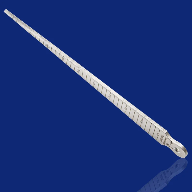 1-15mm Wedge feeler Gap Hole Taper Gauge Stainless Steel Ruler Welding Inspection Taper Gauge Metric Imperial Measure Tool