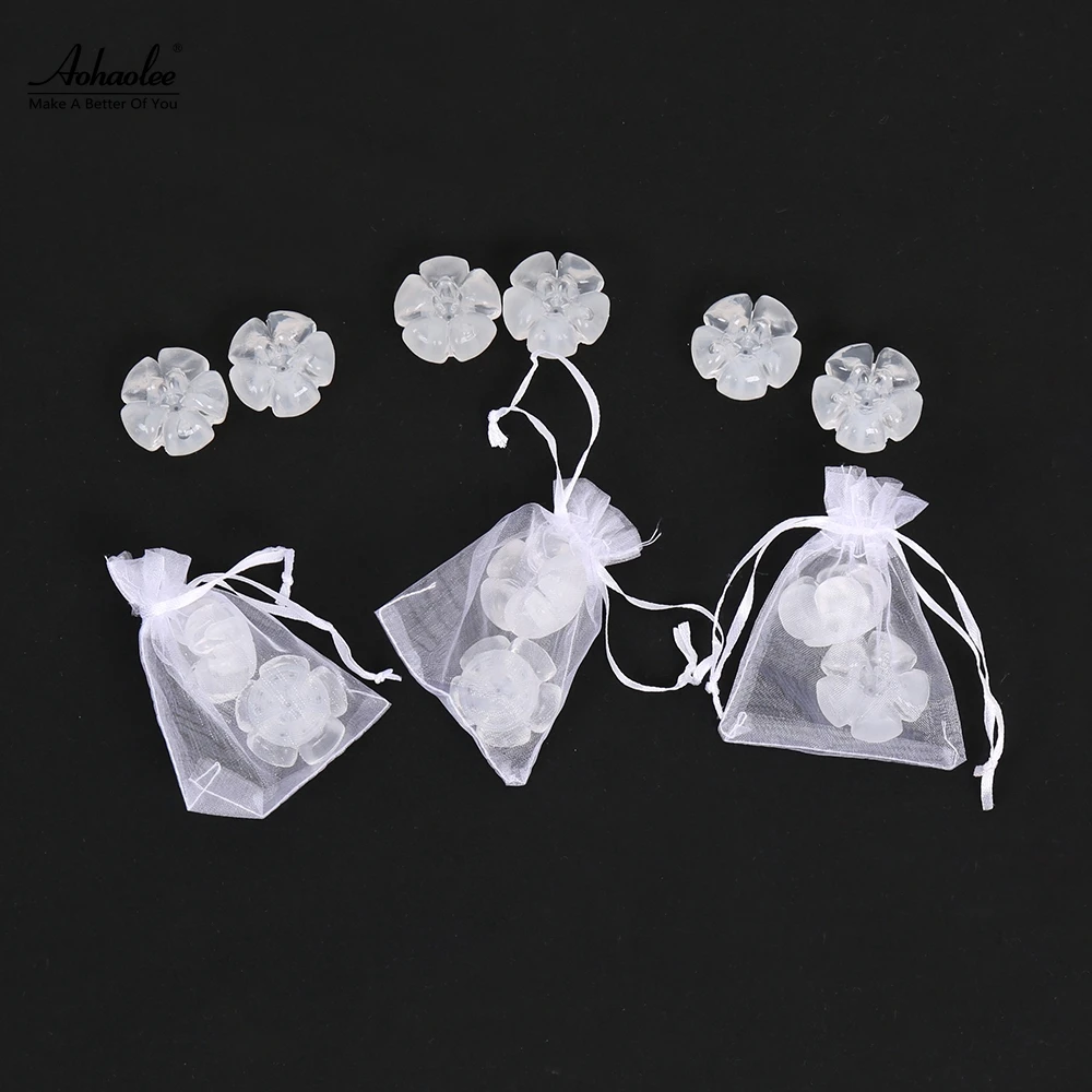 Aohaolee High Heel Stopper Silicone Stiletto Heel Petal Covers Antislip Women shoe Heel Protector For Outdoor Weddings and Party