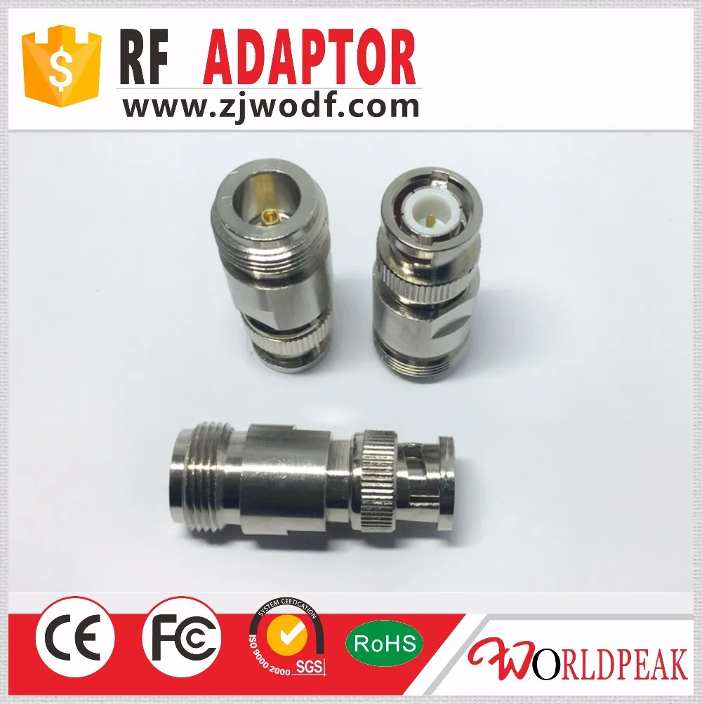 

Free shipping 10PCS BNC male plug to N female jack coaxial adapter