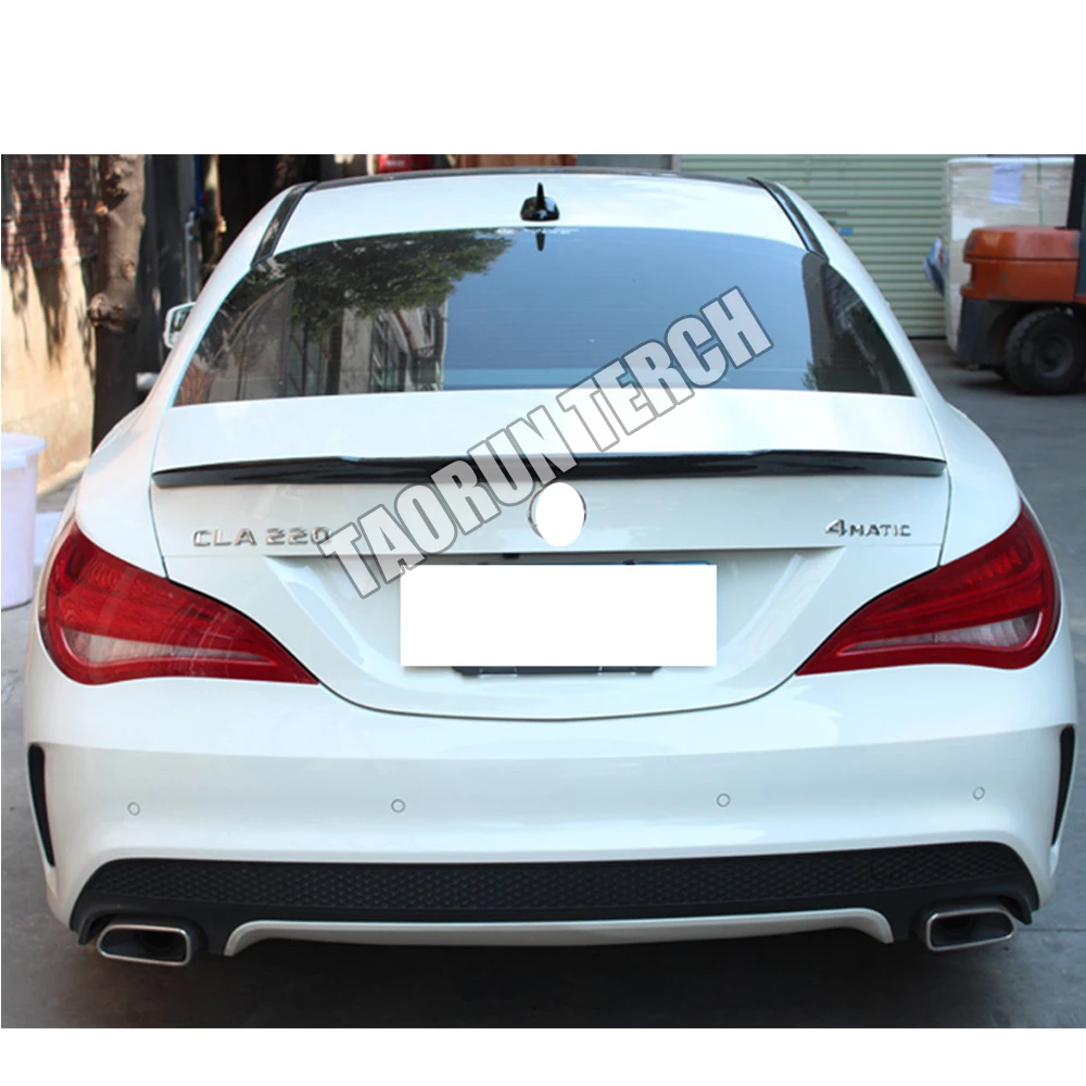 C117 FD Style Carbon Fiber Rear Lip Wing Spoiler for Benz W117 CLA180 CLA200 CLA250 CLA45 AMG 2013 - 2018