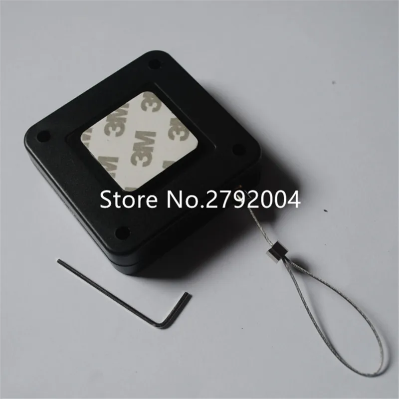 

50pcs/lot Cell Mobile phone Dummy Security Display Retractable recoiler for cellphone Retail Store Anti-theft