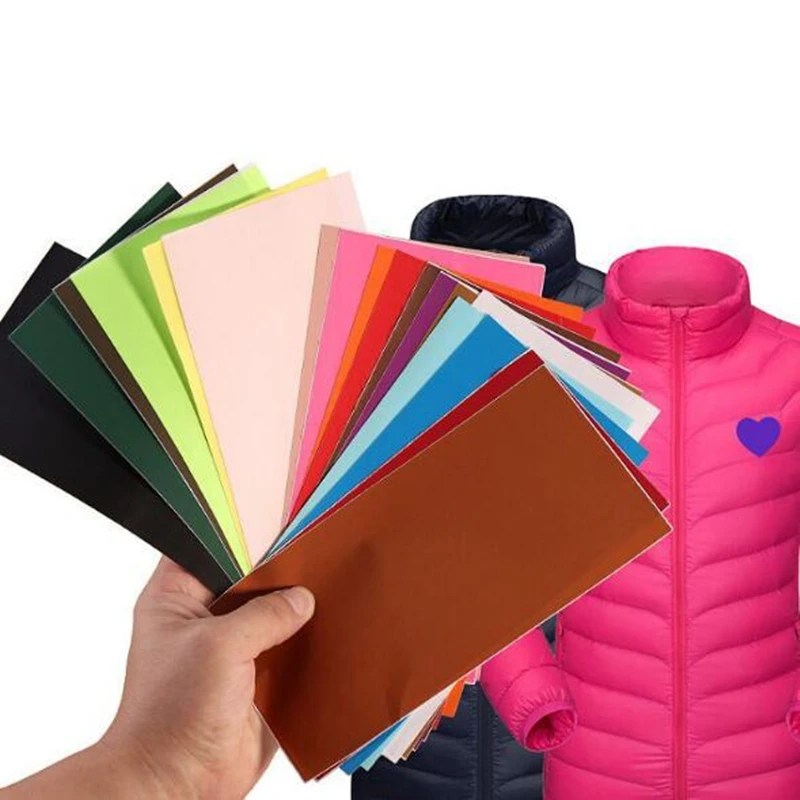 1PCS 19.8*9.8cm Applique Patches for Clothing Repair Tape Patch Outdoor Down Jacket Tent Repair Accessories Stickers for Clothes