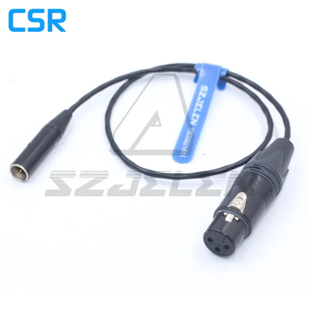 TA3F to XLR 3pin Female for Blackmagic  BMPCC , PYXIS Audio Cable