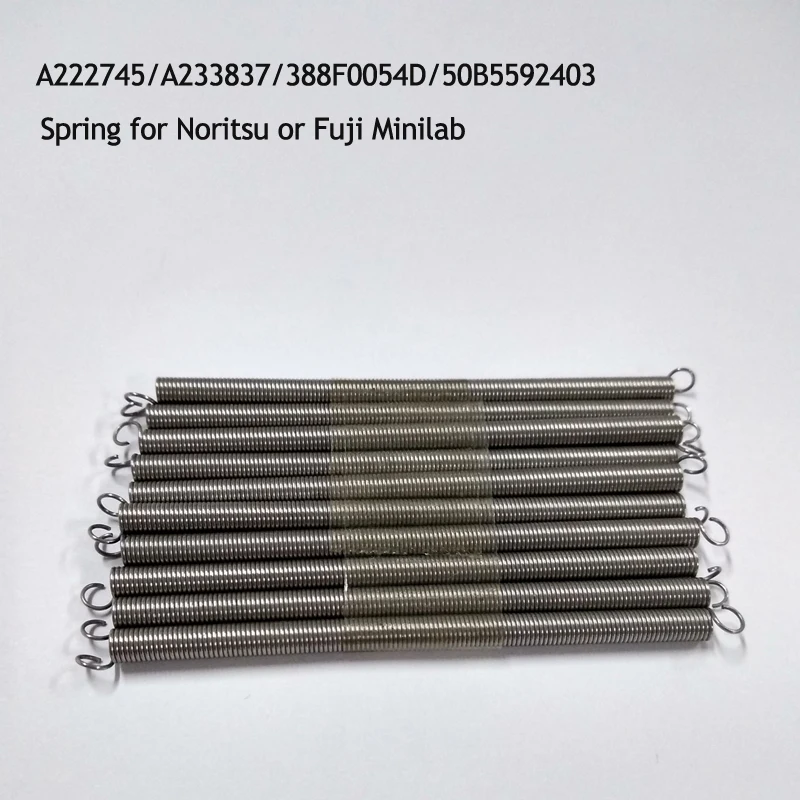 (10pcs/lot) A222745/A222745-01/A233837/388F0054D/50B5592403 Spring for Fuji and Noritsu Series Minilab