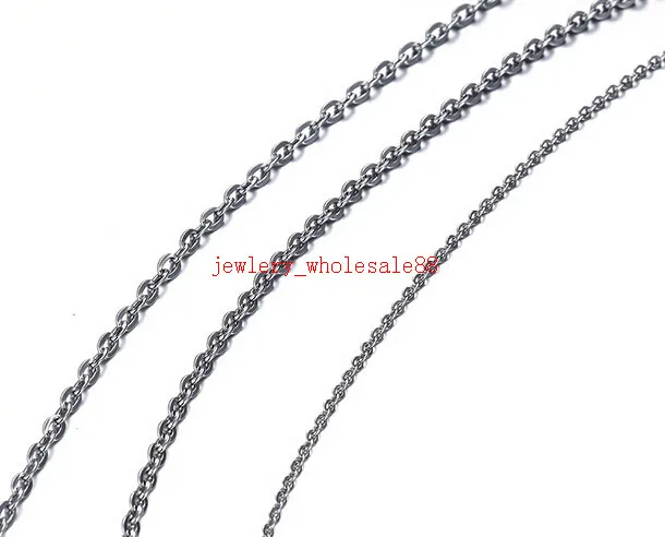 

Lot 10meter in bulk Thin 1.5mm Stainless Steel tiny joint Link Chain Jewelry Finding /Marking Chain DIY Jewelry