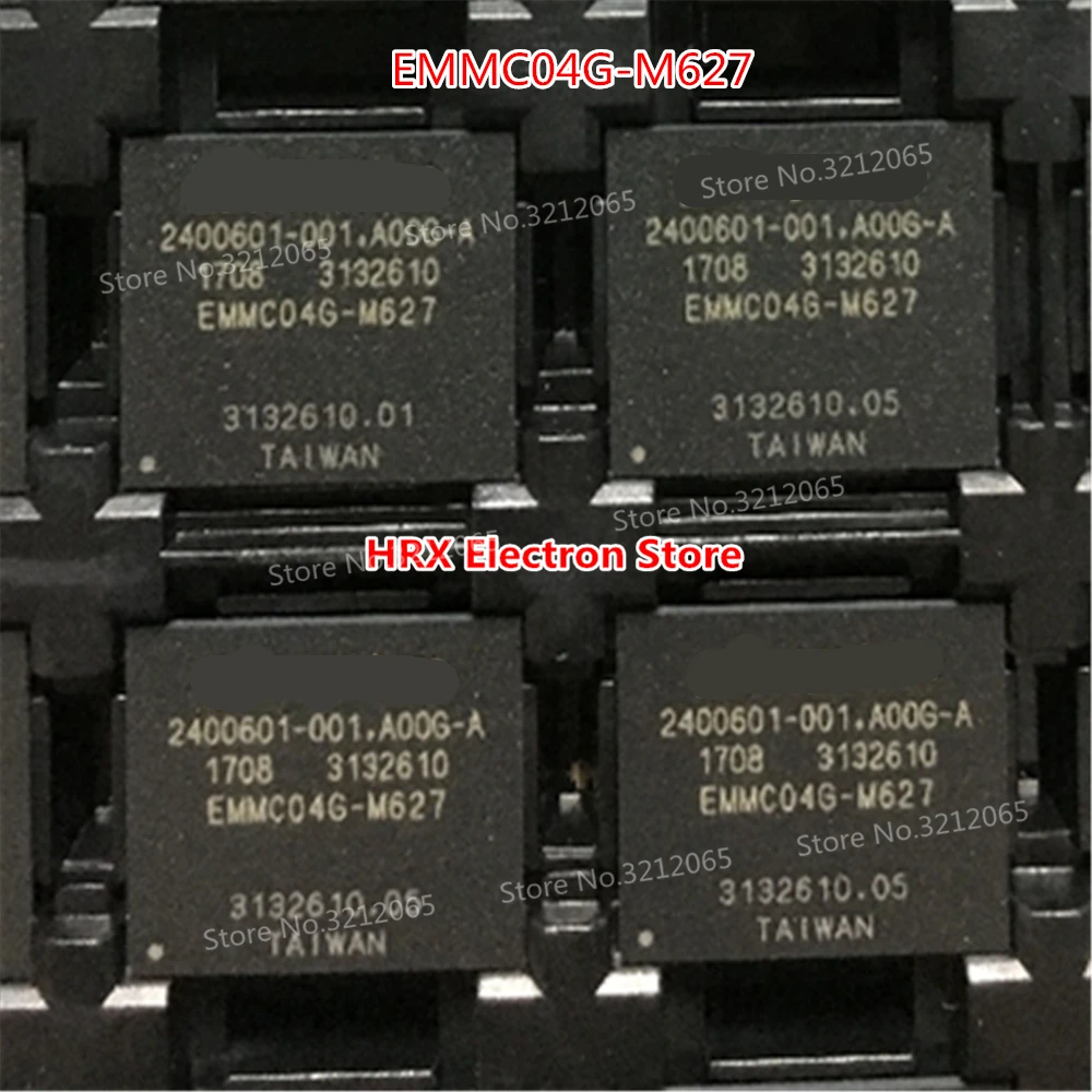 100% New Original EMMC04G-M627 BGA 4GB eMMC ver 5.1 EMMC04G M627 (2-10piece)