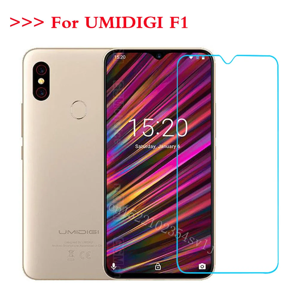 Tempered Glass for UMIDIGI F1 Screen Protector cover Explosion-proof Mobile phone Film Case UMIDIGI F 1 Glass