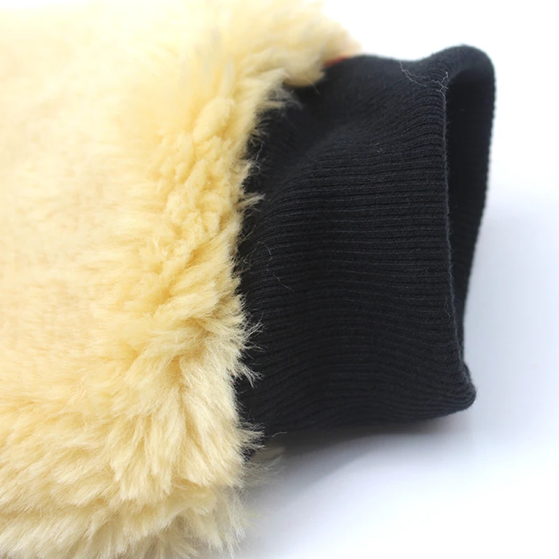 Guantes de lana suave para lavado de coche, cepillo de limpieza de microfibra de felpa, guante de lavado de coche, toalla, cepillos de detalles,
