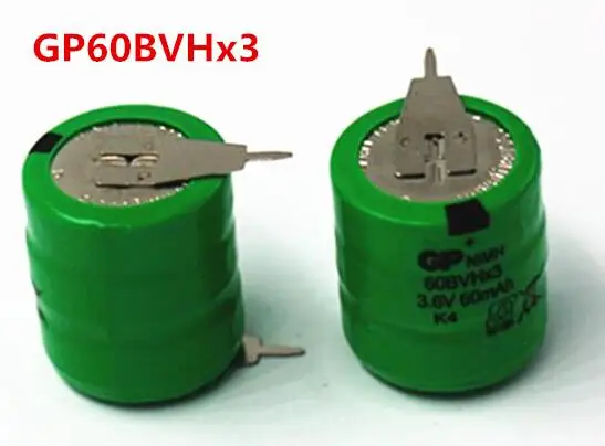 battery 60BVHx3 3.6V 60mah Ni-MH Rechargeable battery GP60BVH Nickel metal hydride rechargeable batteries leg foot feet 5pcs/lot