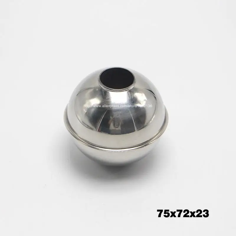 1pc 75*72*23mm Magnetic Stainless Steel Float Ball for Water Level Float Switch