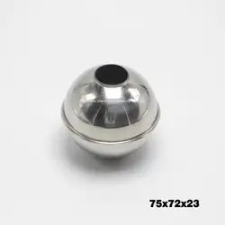 1pc 75*72*23mm Magnetic Stainless Steel Float Ball for Water Level Float Switch